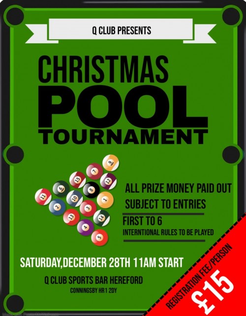 Christmas Pool Tournament